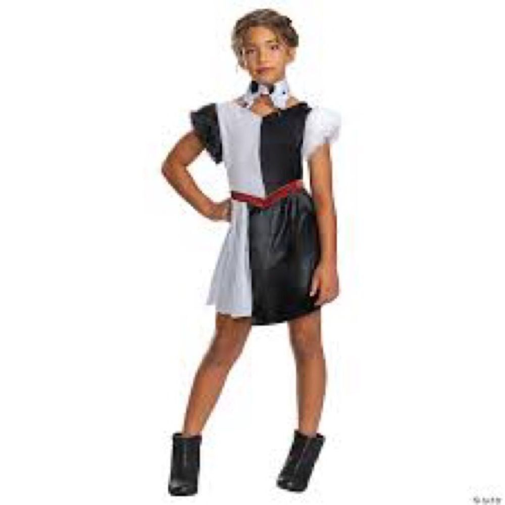Disney Villain Cruella De Vil Halloween Costume Dress Child Medium 7/8 Dalmation